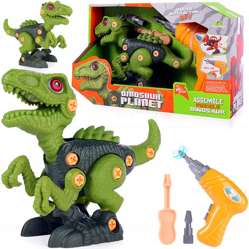 Dinozaur DO skręcania rozkręcania Zestaw wkrętarka