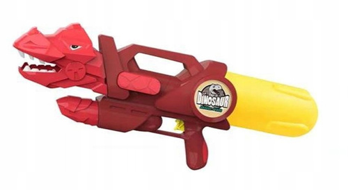 PISTOLET WYRZUTNIA NA WODĘ DWA KOLORY DINOZAUR BROŃ WODNA