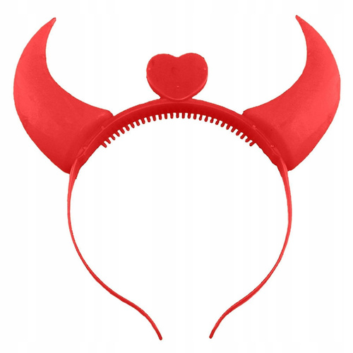Opaska Rogi Świecące Czerwone Lub Różowe Dla Dzieci