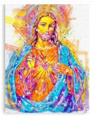 Diamentowa Mozaika Święte Jezus 30x40