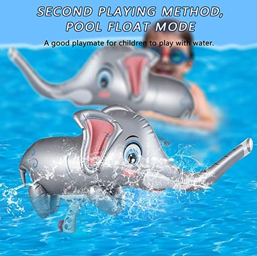 Pistolet Na Wodę Zabawka Dmuchana 2w1 Ogromna Pompowana Słoń