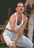 Diamentowa Mozaika Haft Freddie Mercury Na Występie 30x40 Cm