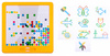 Tablica Mozaika Magnetyczna Guziczki Magpad Montessori Aż 31/31Cm