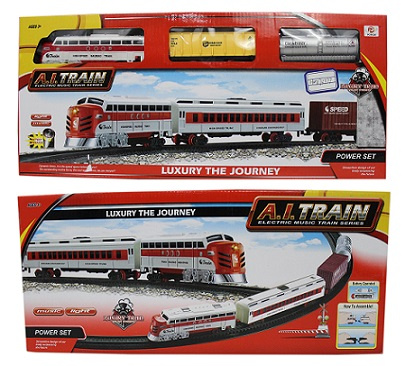 KOLEJKA LUXURY A.I. TRAIN KARTON  / 48