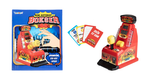 Gra Zręcznościowa Bokser Mini Mierzenie Siły Polska Wersja