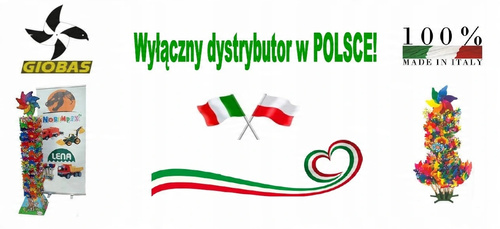 Wiatrak Wiatraczek Zabawka Kolorowy Jednorożec Śr 19 Cm Wysokość 40 Cm 1Szt