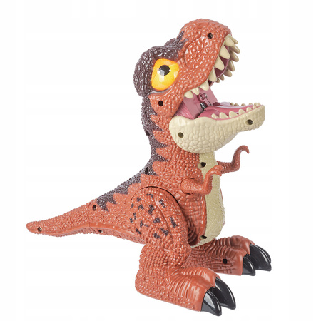 REALISTYCZNY DINOZAUR ZABAWKA DLA DZIECI ZIEJE PARĄ WODNĄ RYCZY