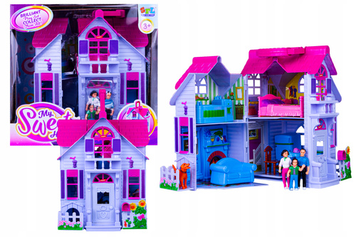 Domek Dla Lalek W Walizce Dla Dziewczynek Norimpex + Akcesoria