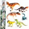 Zestaw Zwierząt Figurki Dinozaury, Zwierzęta Domowe, Dzikie Safari W Tubie