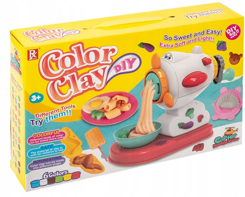 Ciastolina Makaronowa Maszynka Zestaw Kreatywny 3d