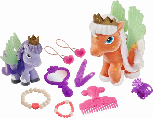 FILLY KONIKI FLOKOWANE RODZINKA ŚW. SKRZYDŁA PLEKSA