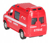 Straż Pożarna Auto Pojazd Strażacki Metalowy 8 Cm Mini Van