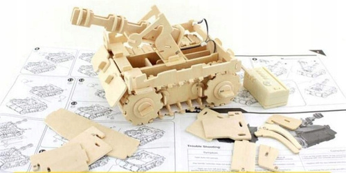 DREW.SKŁAD CZOŁG STEROWANY Z DŻWIĘKIEM OP/10
Waga 0,835 kg