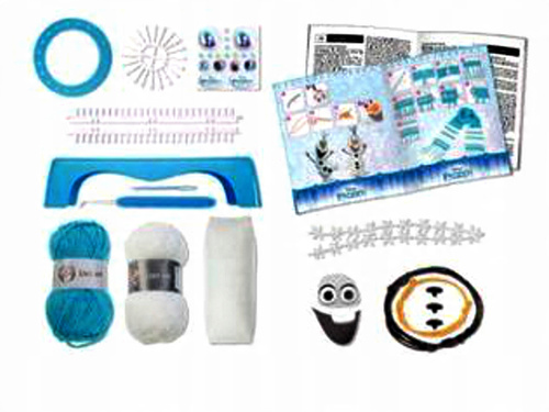 Lena Kraina Lodu Olaf Zestaw Do Robót Na Drutach Warsztat Tkacki Włóczka