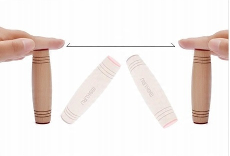 Mokuru Drewniane Fidget Roller Oryginał Zręczność