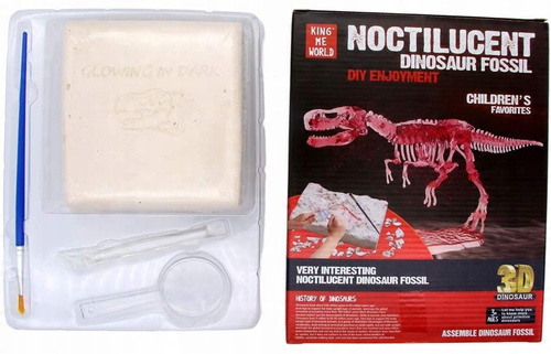 Skamielina Fluor Dinozaur Szkielet Tyranozaurus