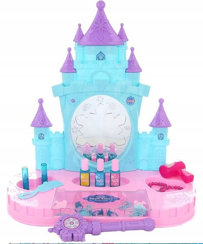 Toaletka Z Lustrem Dla Dzieci + Zamek Księżniczki