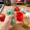 Gniotek Jelonek Świąteczny Żelowy Konfetti Sensoryczny Antystresowy Squishy