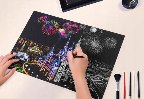 Zdrapywanka Wydrapywanka Tuba Las Vegas 75 X 52 Cm