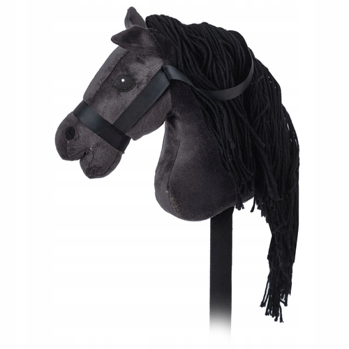 Pluszowa Głowa Konia Na Kiju Z Dźwiękiem Hobby Horse Zabawka Z Grzywą