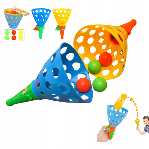 Wyrzutnia Piłek Wraz Z Łapaczem Gra Zręcznościowa W Grupie Catch Ball