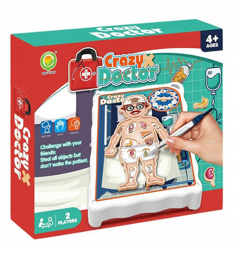 Szalony Doktor Zabawa W Operację Wyciągnij Organy Gra Z Prądem