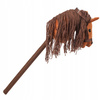 Pluszowa Głowa Konia Na Kiju Z Dźwiękiem Hobby Horse Zabawka Z Grzywą