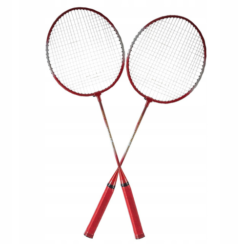 NORIMPEX BADMINTON ZESTAW DO KOMETKI KOMPLET PALETKI RAKIETKI Z POKROWCEM