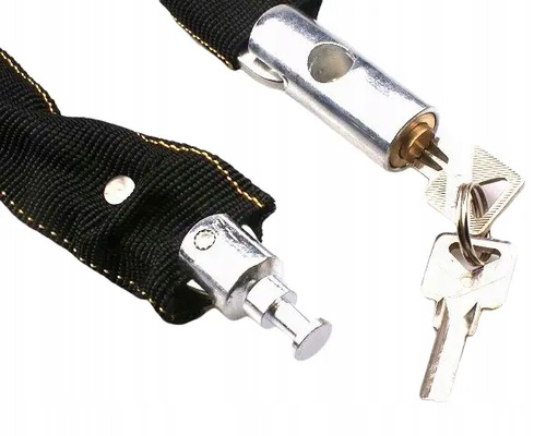 ZABEZPIECZENIE ROWEROWE ŁAŃCUCH DO ROWERÓW NA KLUCZYK