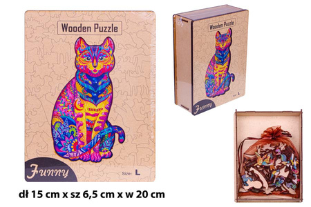 PUZZLE DREW KOTEK SKRZYNKA  PAK 48 
rozmiar 30x40
183 sztuk w pudełku