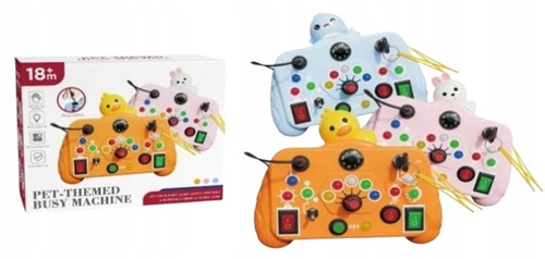 Gra Przełącznik Świateł Konsola Do Zabawy Gra Montessori Różne Wzory