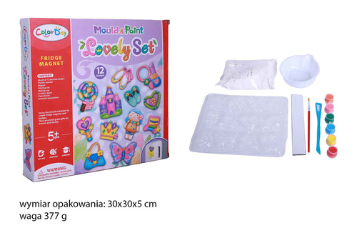 GIPSOWE MAGNESY DO MAL.- KSIĘŻNICZKA AKCESORIA