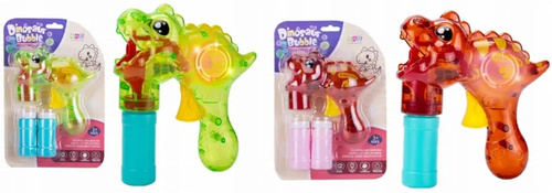 Aparat Pistolet Do Baniek Dinozaur Duży Wytwarzajacy Bańki 16 Cm