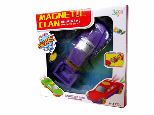 Auto Interaktywne Na Magnes Jeździ Świeci Autko Puzzle 3 Części