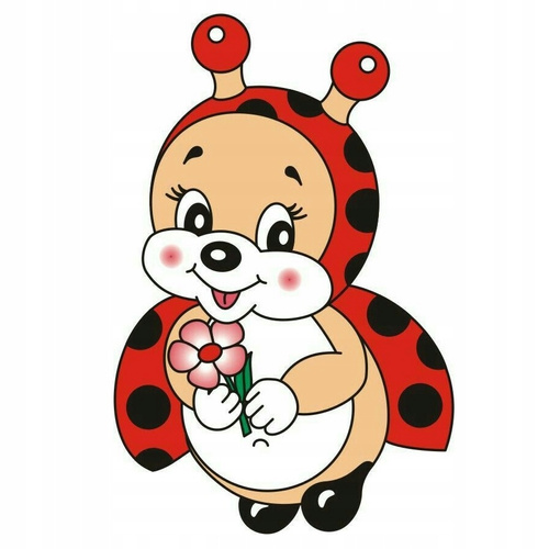 Malowanie Po Numerach Dla Dzieci Biedroneczka 18x24 Cm Dla Dzieci