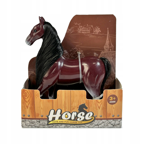 Figurka Konia Z Długą Grzywą Konik Kolekcjonerski