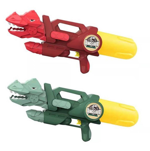 PISTOLET WYRZUTNIA NA WODĘ DWA KOLORY DINOZAUR BROŃ WODNA