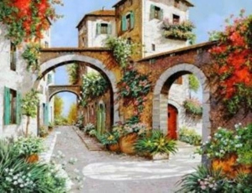 Malowanie Po Numerach Uliczka Portowa 40x50