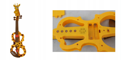 Skrzypce Zabawkowe Zwierzęta Z Efektami Dźwiękowymi Norimpex