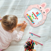 Magnetyczna Tablica Mozaika Króliczek Układanka Montessori Dla Dzieci