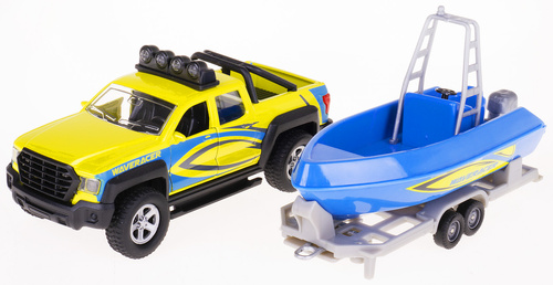 Auto Pick-Up Metal Napęd Światło/Dźwięk Z Łodzią