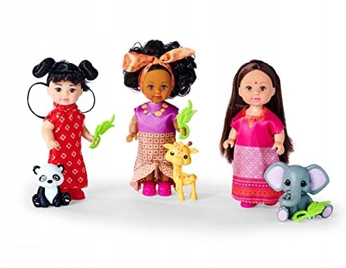 Lalka Evi Z Różnych Stron Świata Z Zwierzątkiem