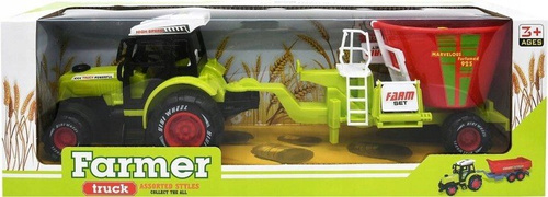 Traktor Z Siewnikiem Maszyną Rolniczą Farmer