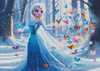 Diamentowa Mozaika Lodowa Księżniczka Z Czarodziejskimi Motylami 30x40 Cm