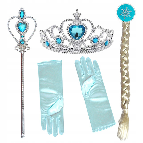 ZESTAW LODOWEJ KSIĘŻNICZKI KORONA RÓŻDŻKA WARKOCZ