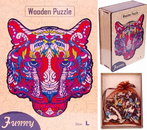 Drewniane Puzzle Dla Dorosłych Układanka Prezent