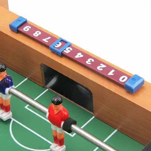 Drewniana Gra Piłkarzyki Stół Piłkarski Piłka Nożna Z Rączkami Rodzinna
