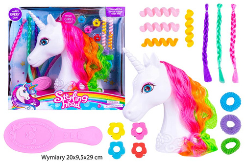 KONIK JEDNOROŻEC - GŁOWA DO STYLIZACJI KARTOPAK 48 /24
Wymiary 20x9,5x29 cm
Waga : 416 g