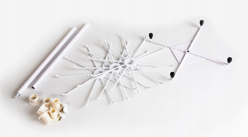 STOJAK OBROTOWY 3 POZIOMOWY NA BRELKI BIŻUTERIĘ