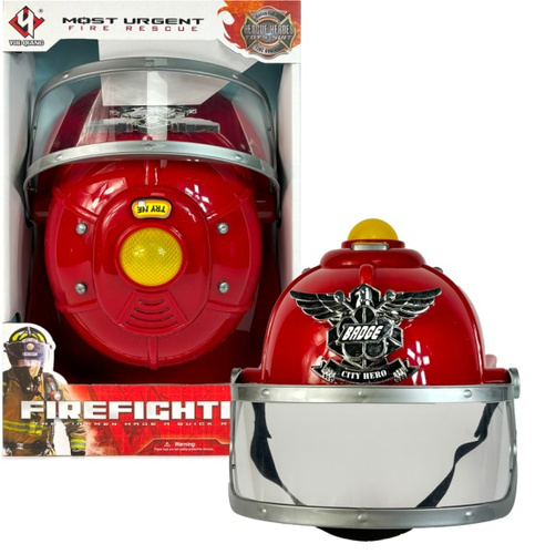 Kask Strażacki Hełm światło dźwięk dla dzieci zabawkowy